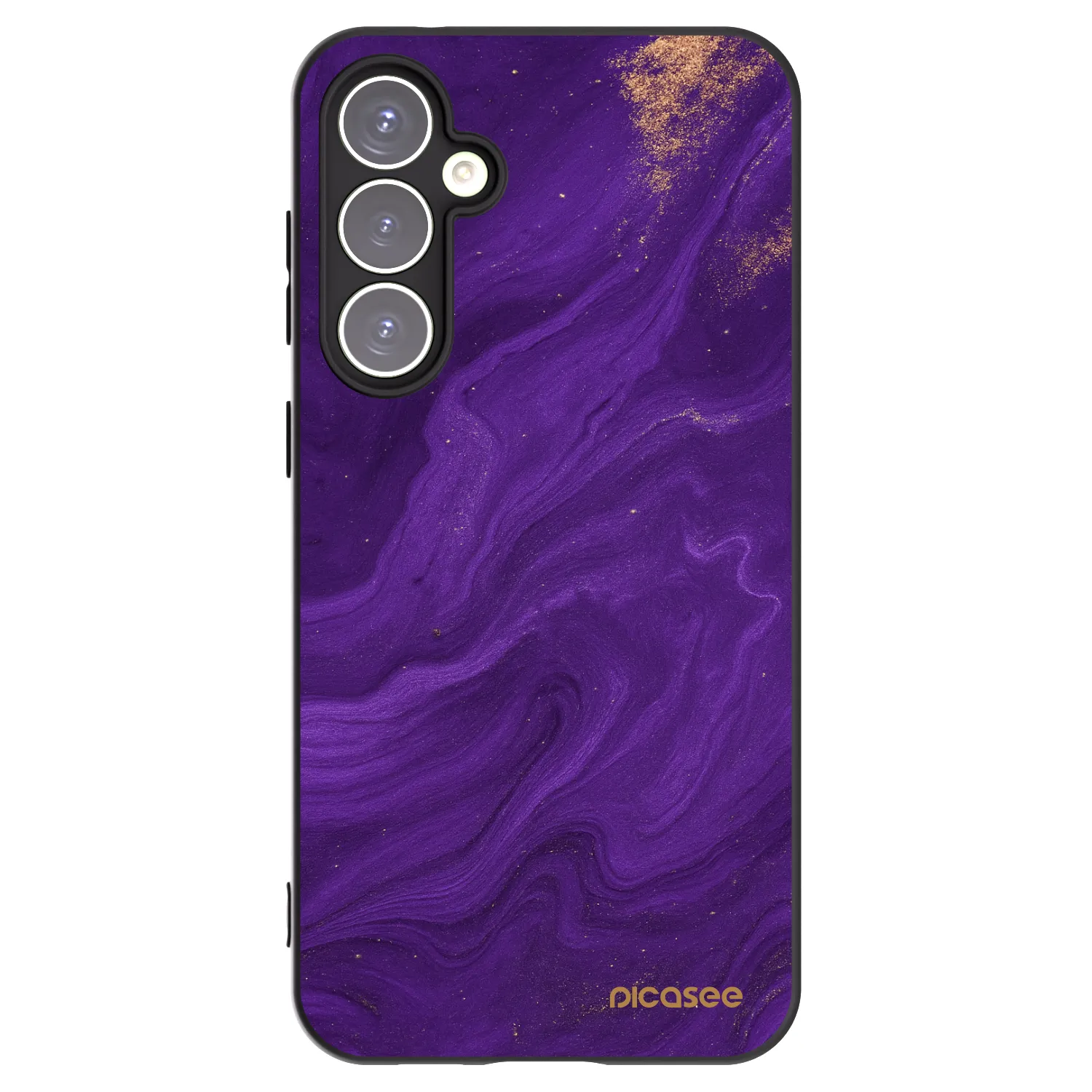 Picasee silikonový černý obal pro Samsung Galaxy S23 FE S711B - Fialová