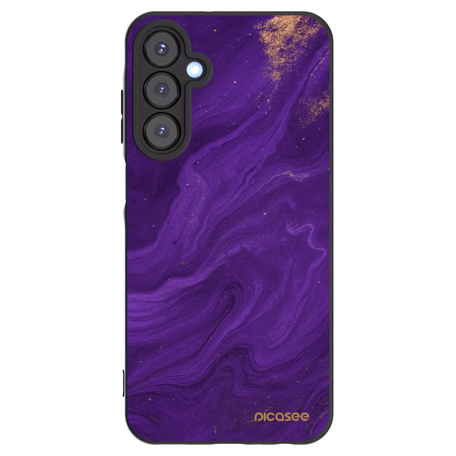 Picasee silikonový černý obal pro Samsung Galaxy A25 A256B 5G - Fialová