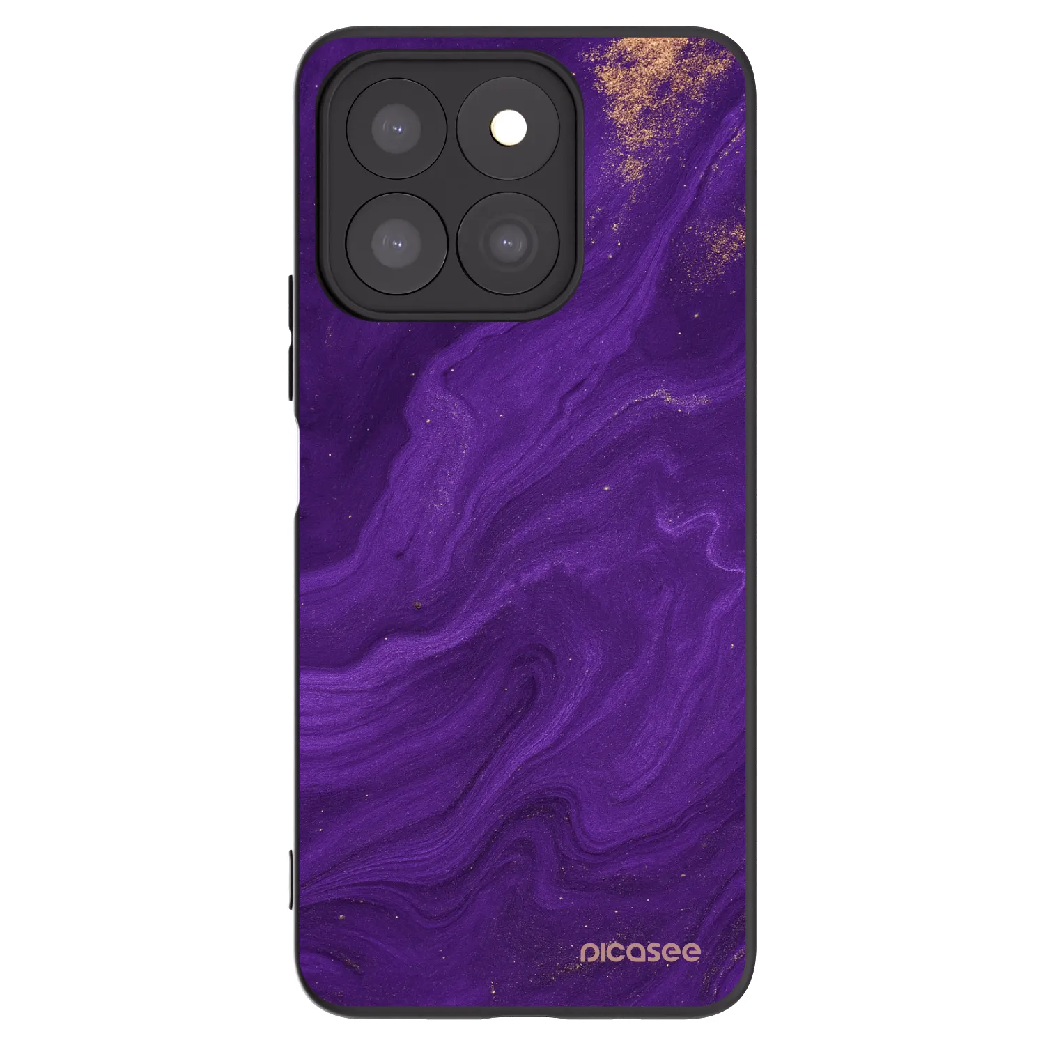 Picasee silikonový černý obal pro Honor X8b - Fialová