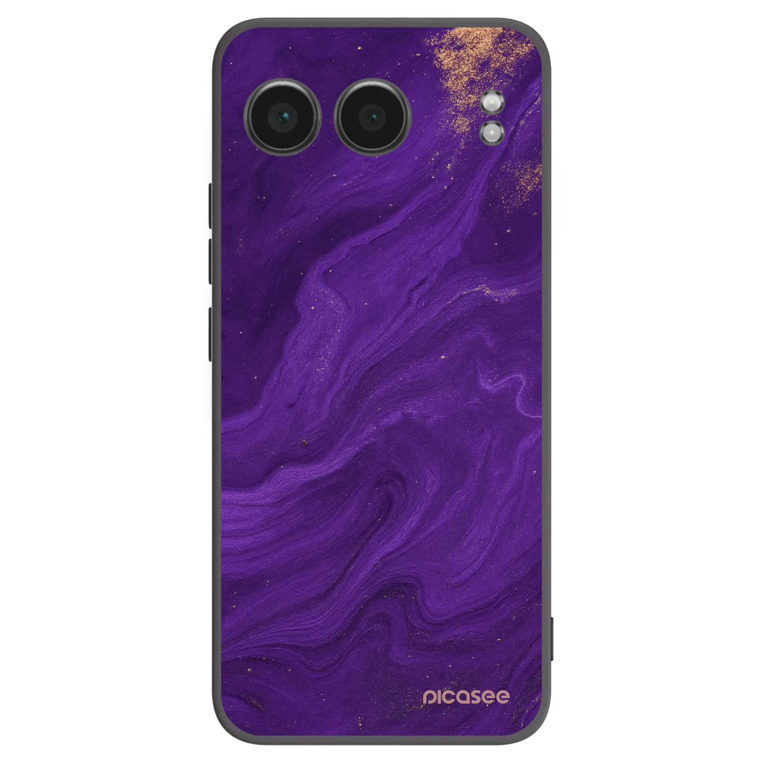 Picasee silikonový černý obal pro OnePlus Nord 4 - Fialová