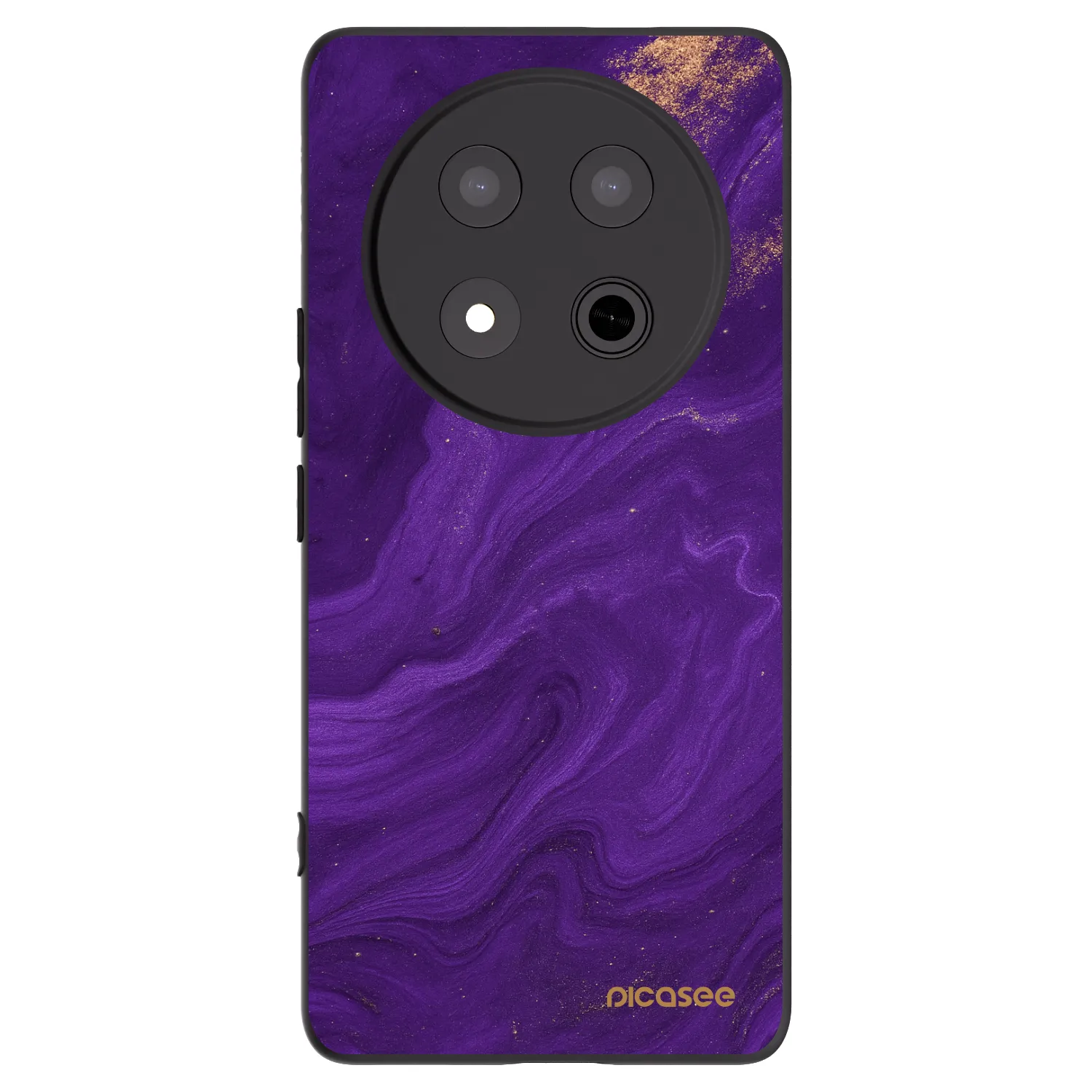 Picasee silikonový černý obal pro Honor Magic7 Lite 5G - Fialová