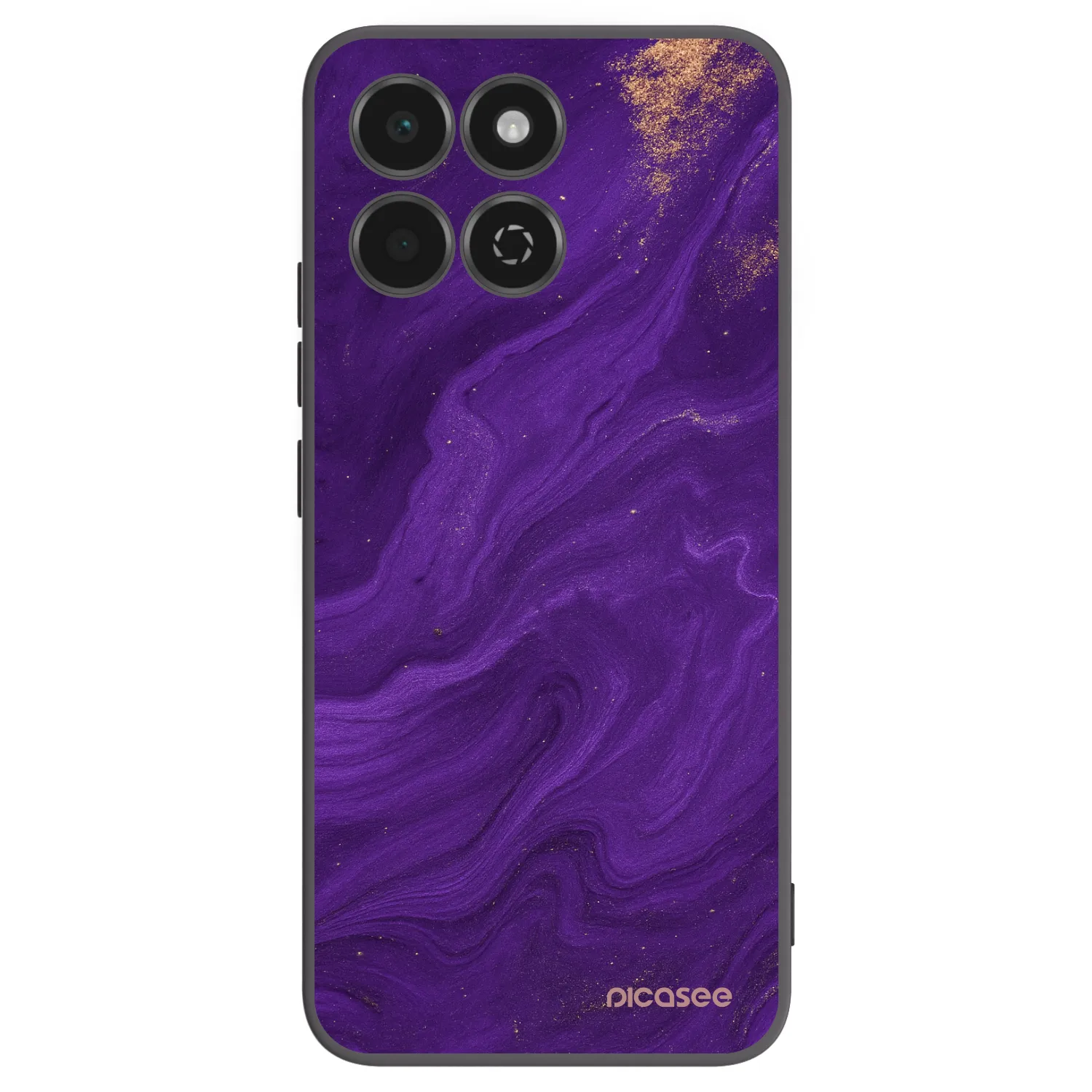 Picasee silikonový černý obal pro Honor 200 Smart 5G - Fialová