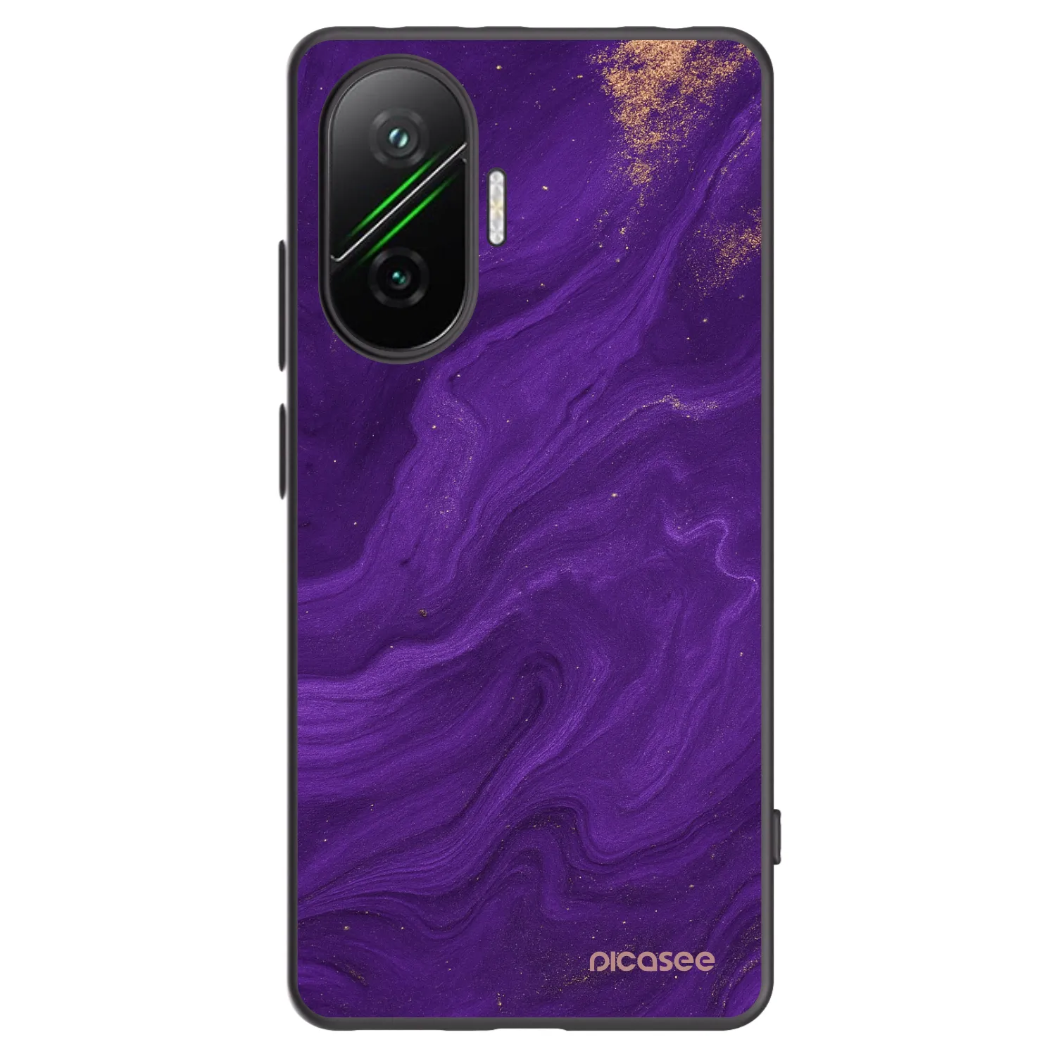 Picasee silikonový černý obal pro Xiaomi Poco F7 Pro 5G - Fialová