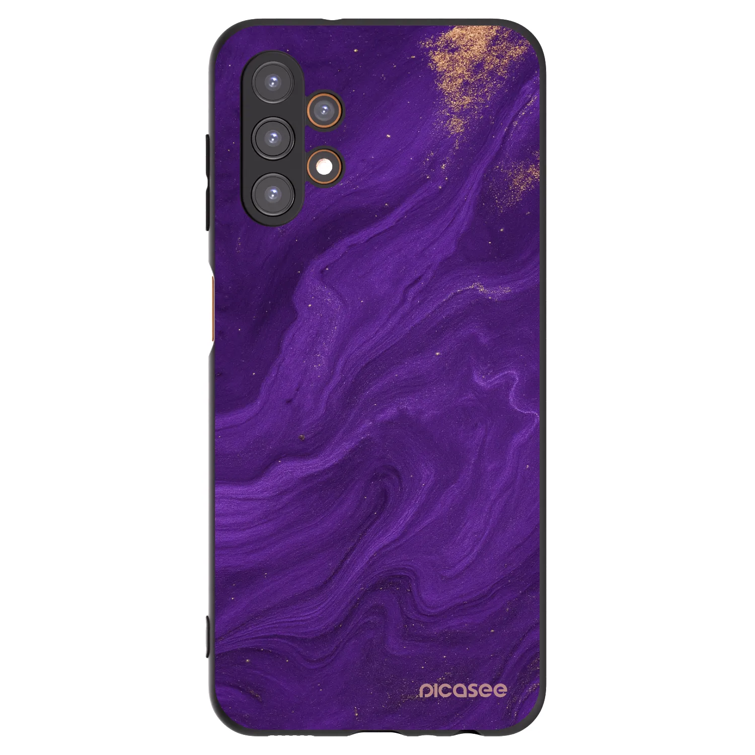 Picasee silikonový černý obal pro Samsung Galaxy A13 5G - Fialová