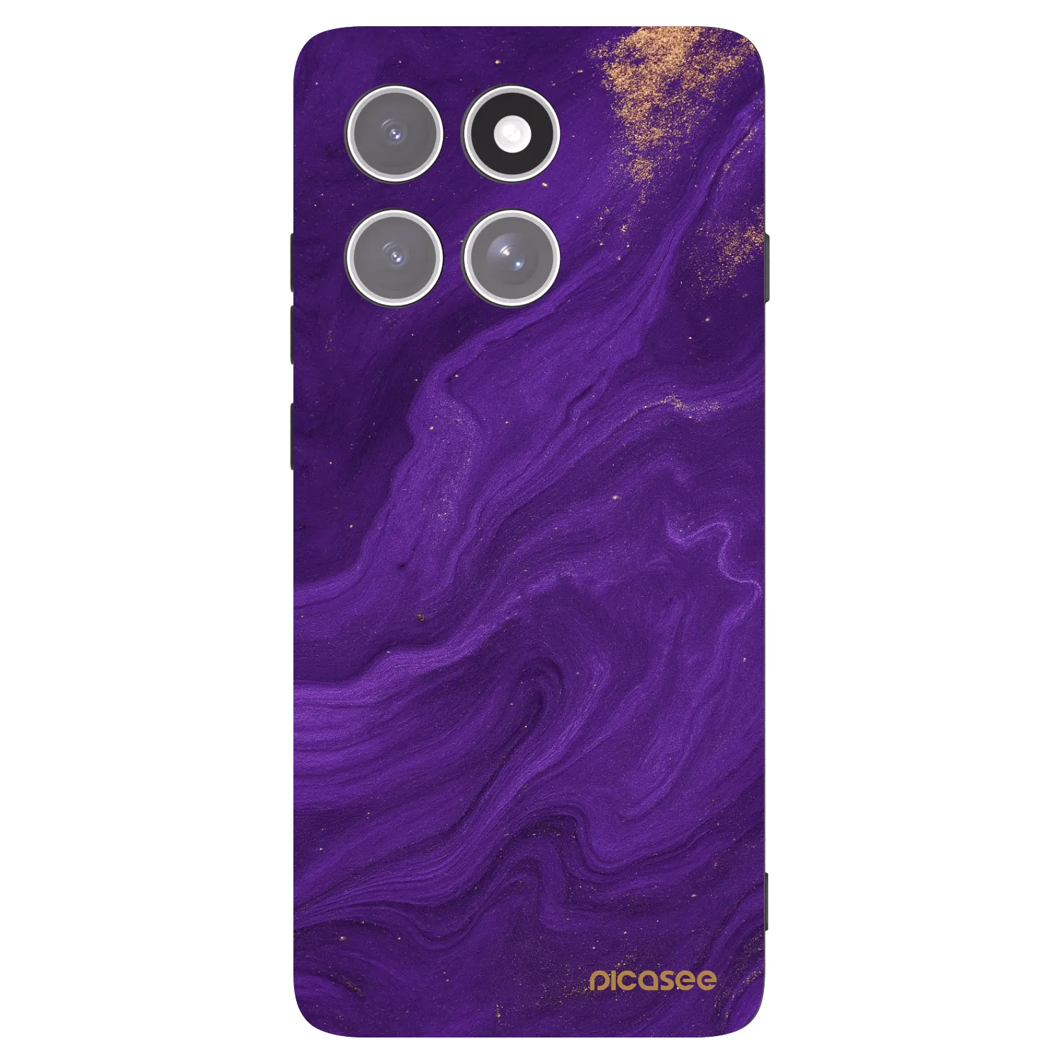 Picasee silikonový černý obal pro Motorola Edge 60 Pro - Fialová