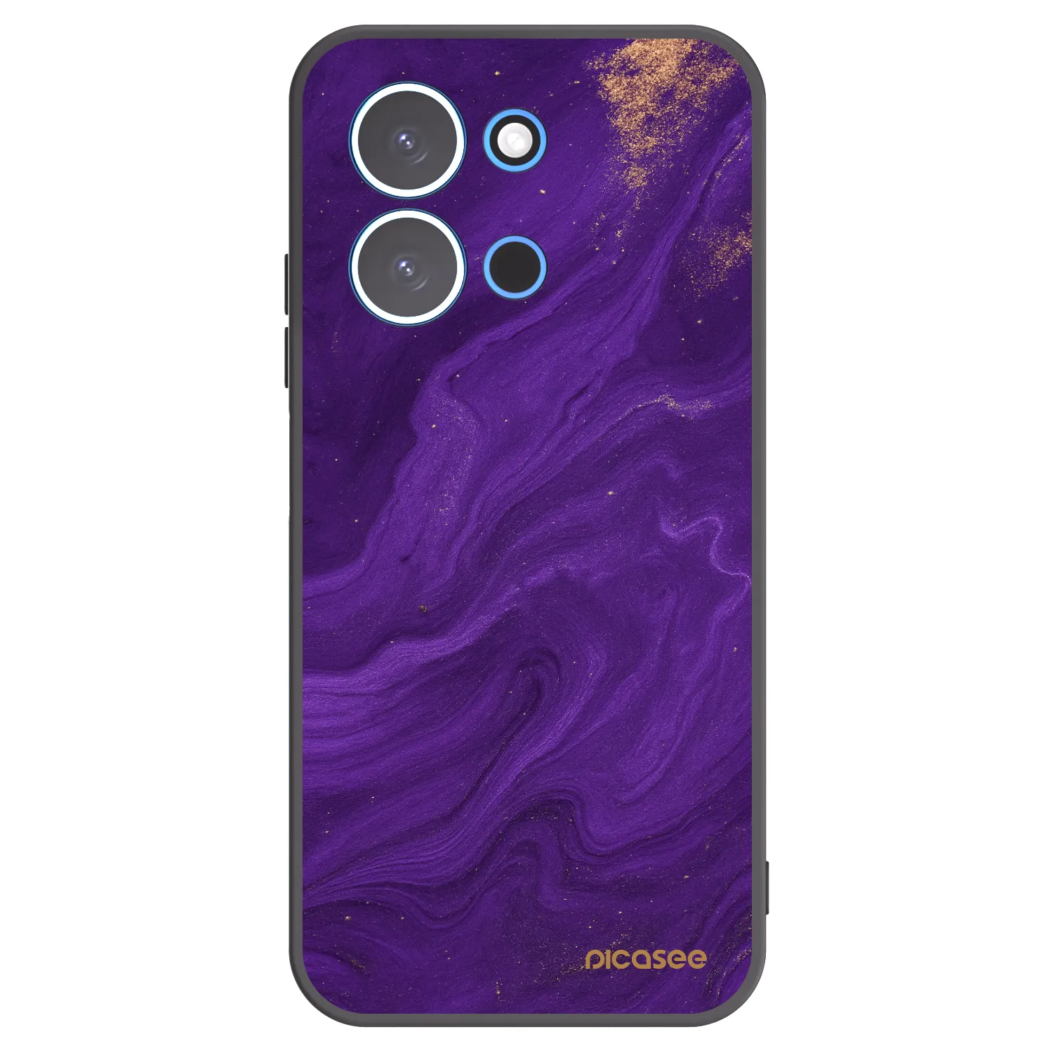 Picasee silikonový černý obal pro Xiaomi Redmi 15C 4G - Fialová