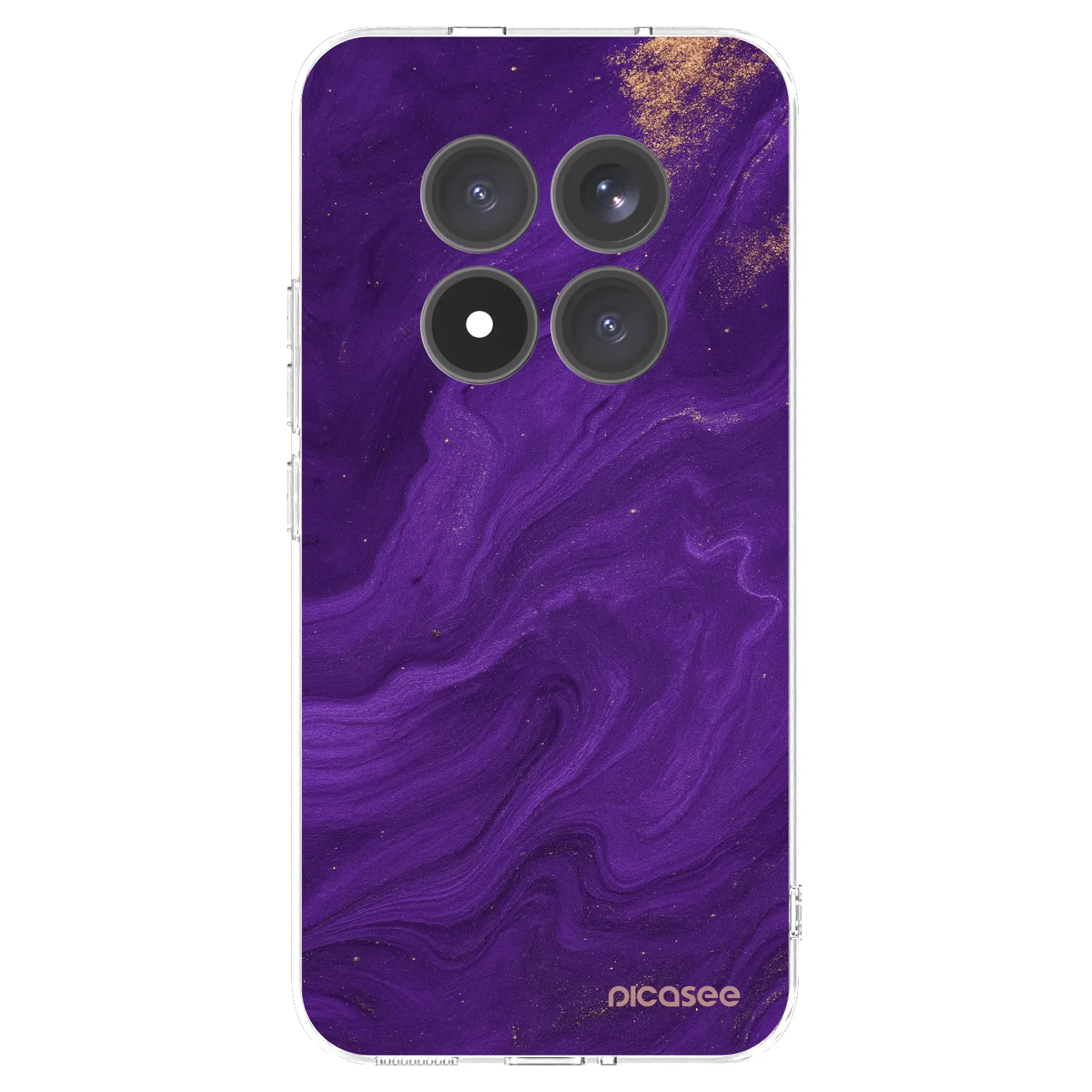 Picasee silikonový průhledný obal pro Xiaomi Redmi Note 15 Pro+ - Fialová