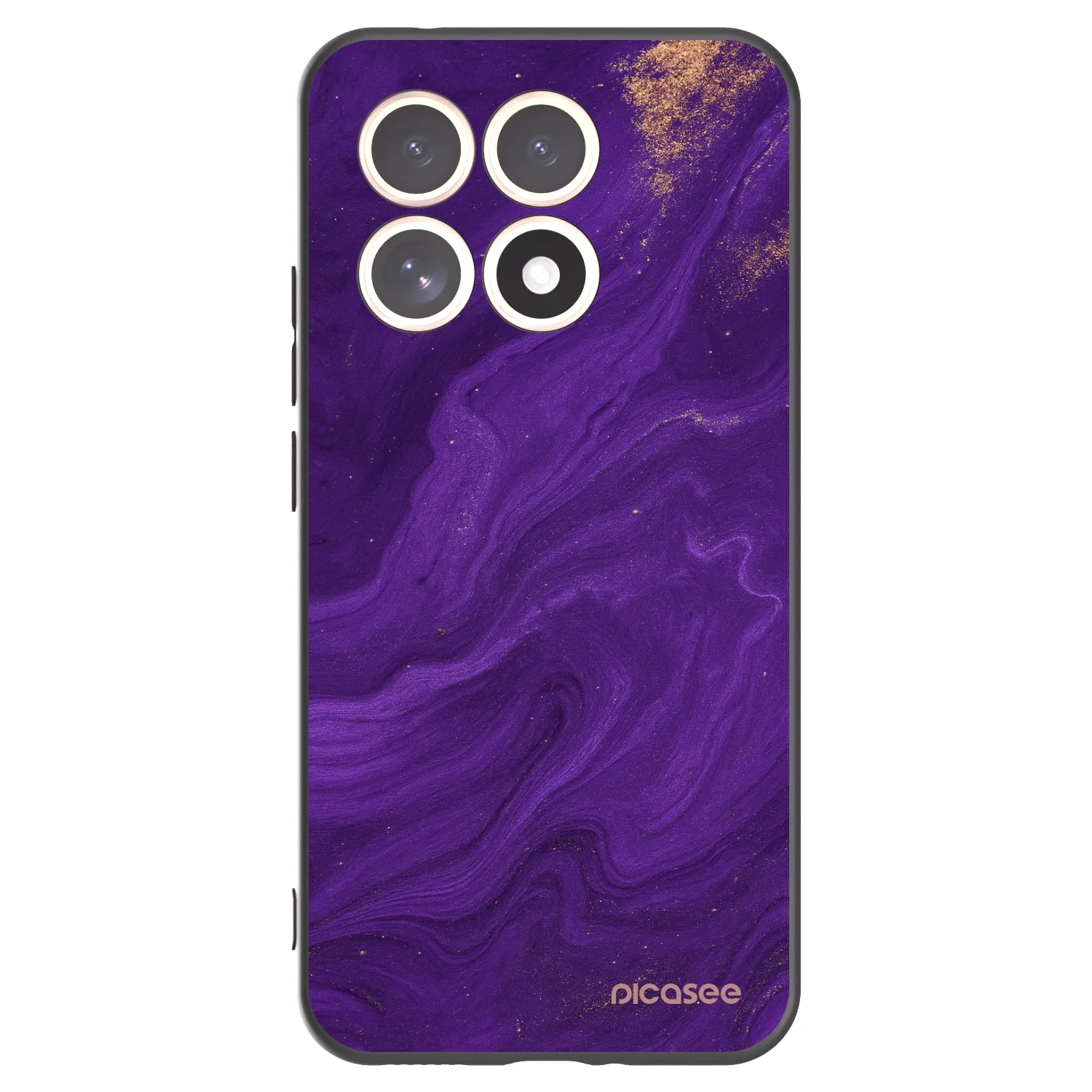 Picasee silikonový černý obal pro Xiaomi 15T - Fialová