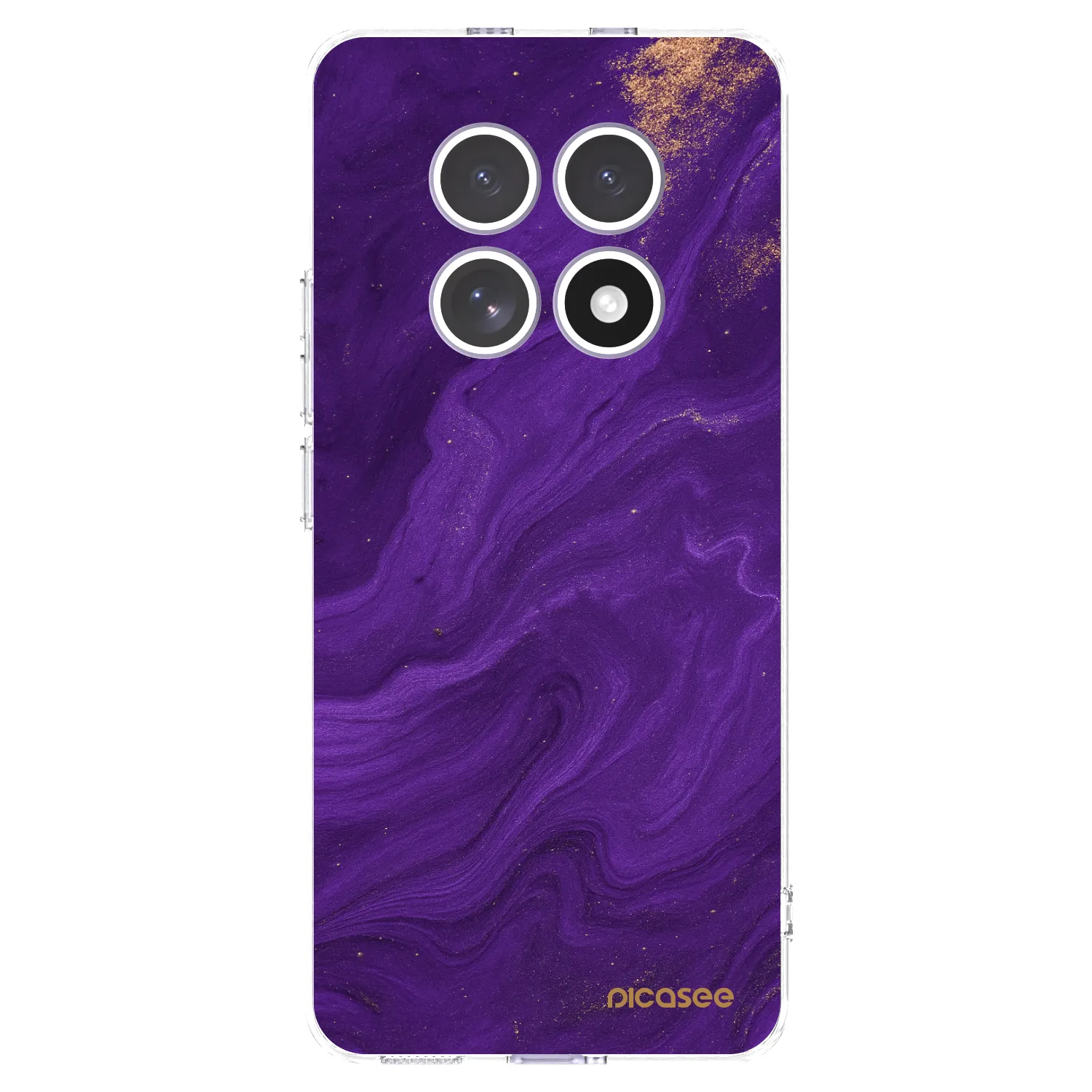 Picasee silikonový průhledný obal pro Xiaomi Redmi Note 15 - Fialová