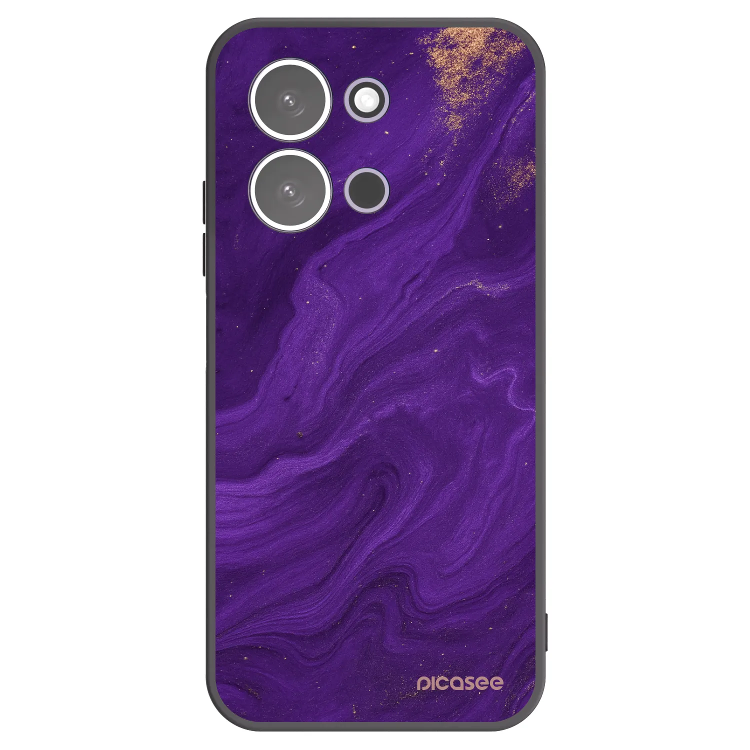 Picasee silikonový černý obal pro Xiaomi Redmi 15C 5G - Fialová
