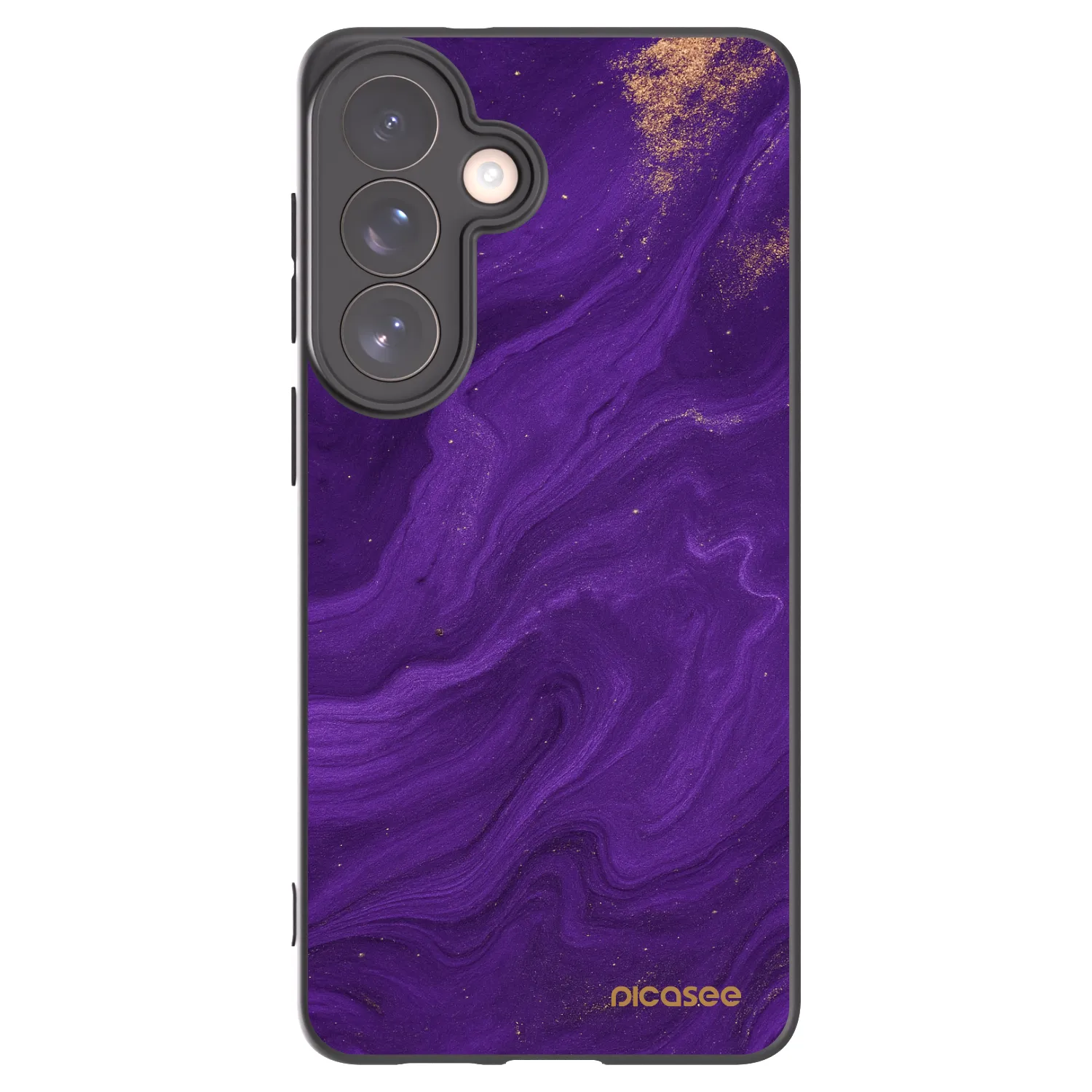 Picasee silikonový černý obal pro Samsung Galaxy S26+ - Fialová
