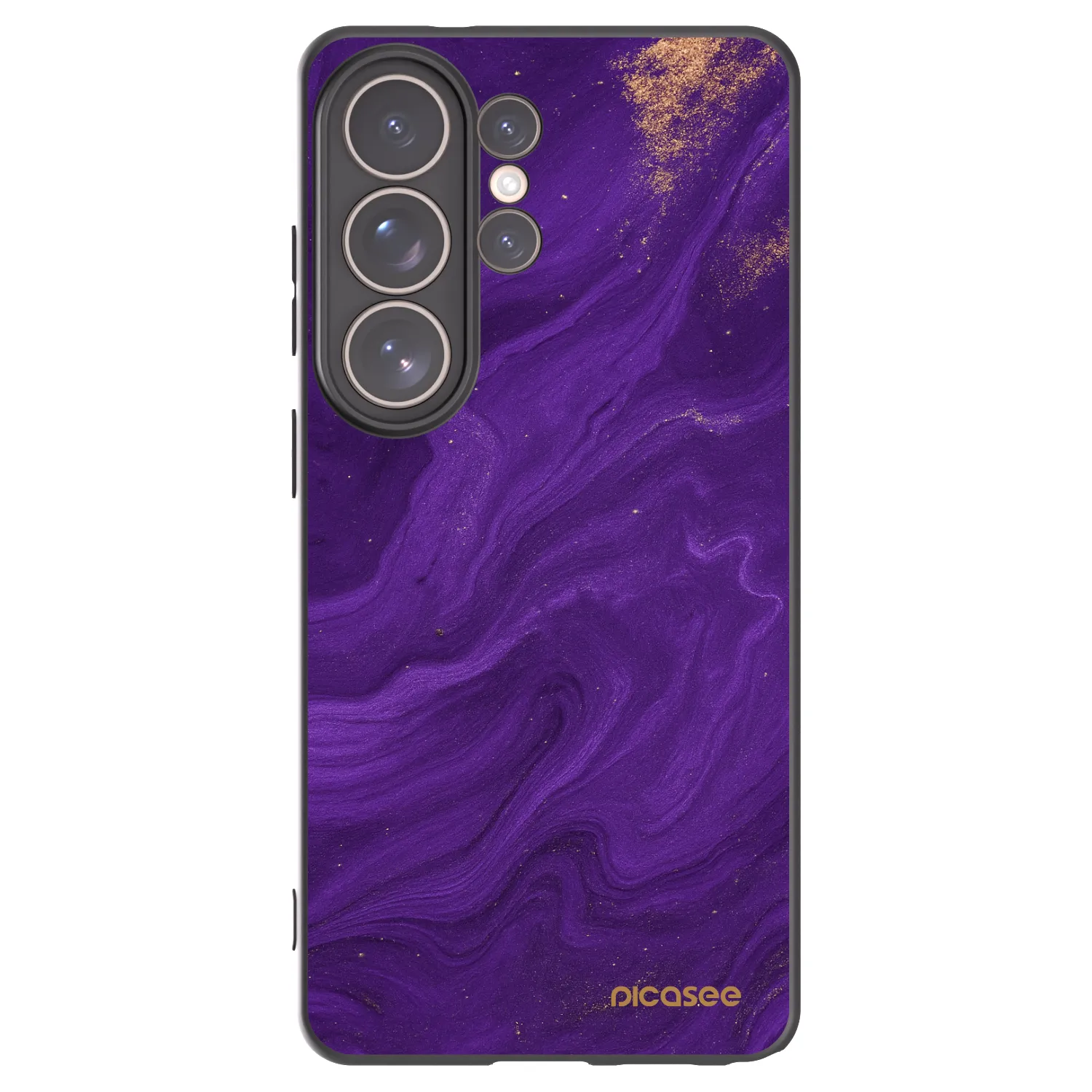 Picasee silikonový černý obal pro Samsung Galaxy S26 Ultra - Fialová