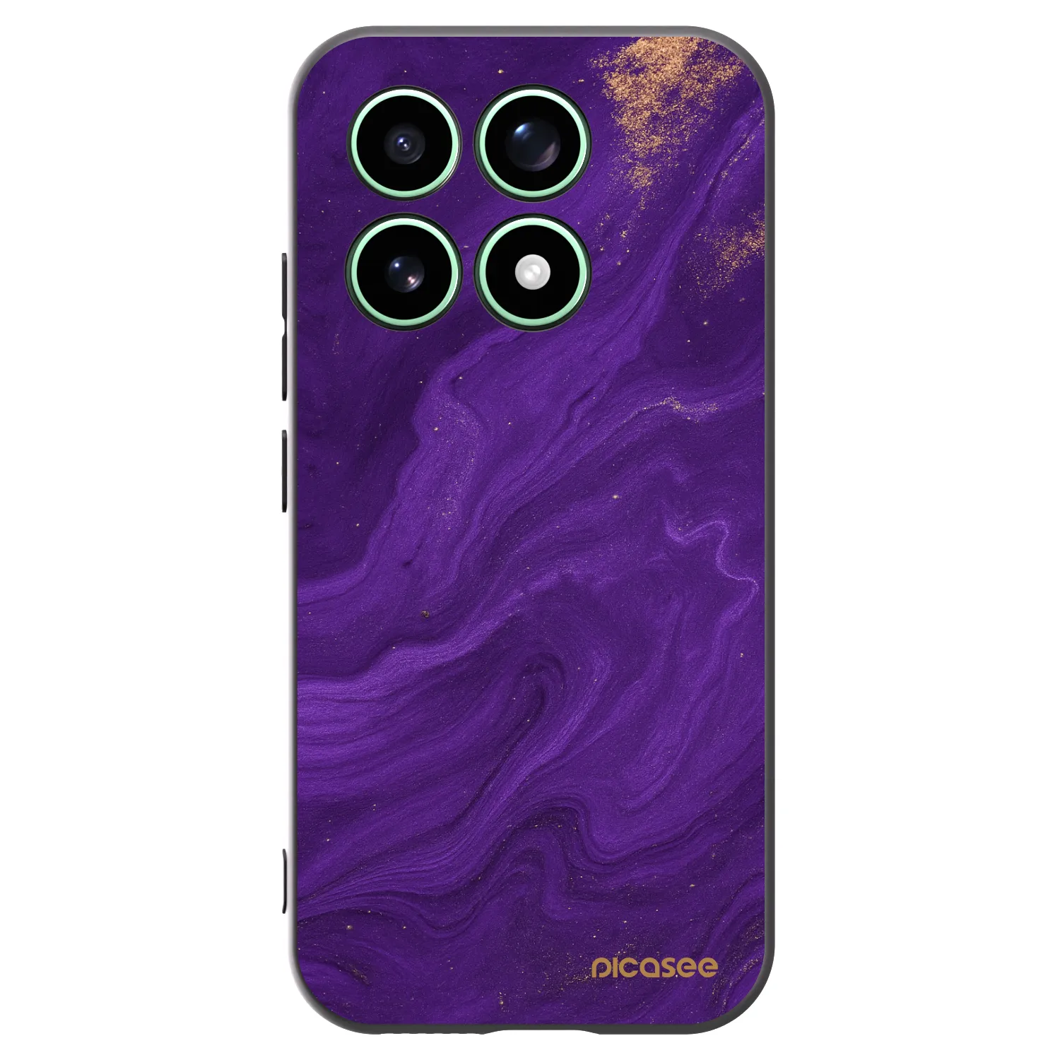 Picasee silikonový černý obal pro Xiaomi 17 - Fialová