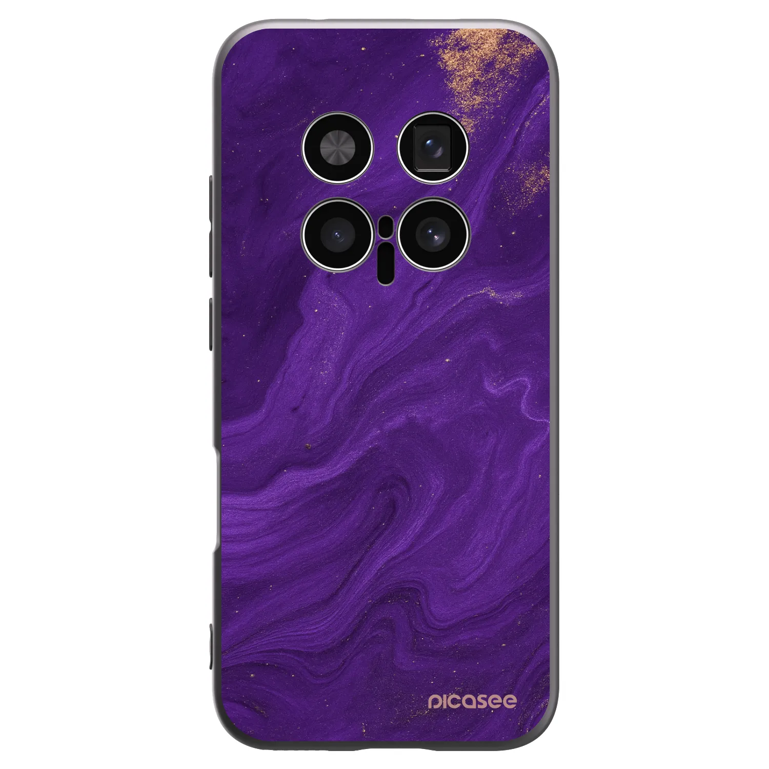 Picasee silikonový černý obal pro Honor Magic8 Pro 5G - Fialová