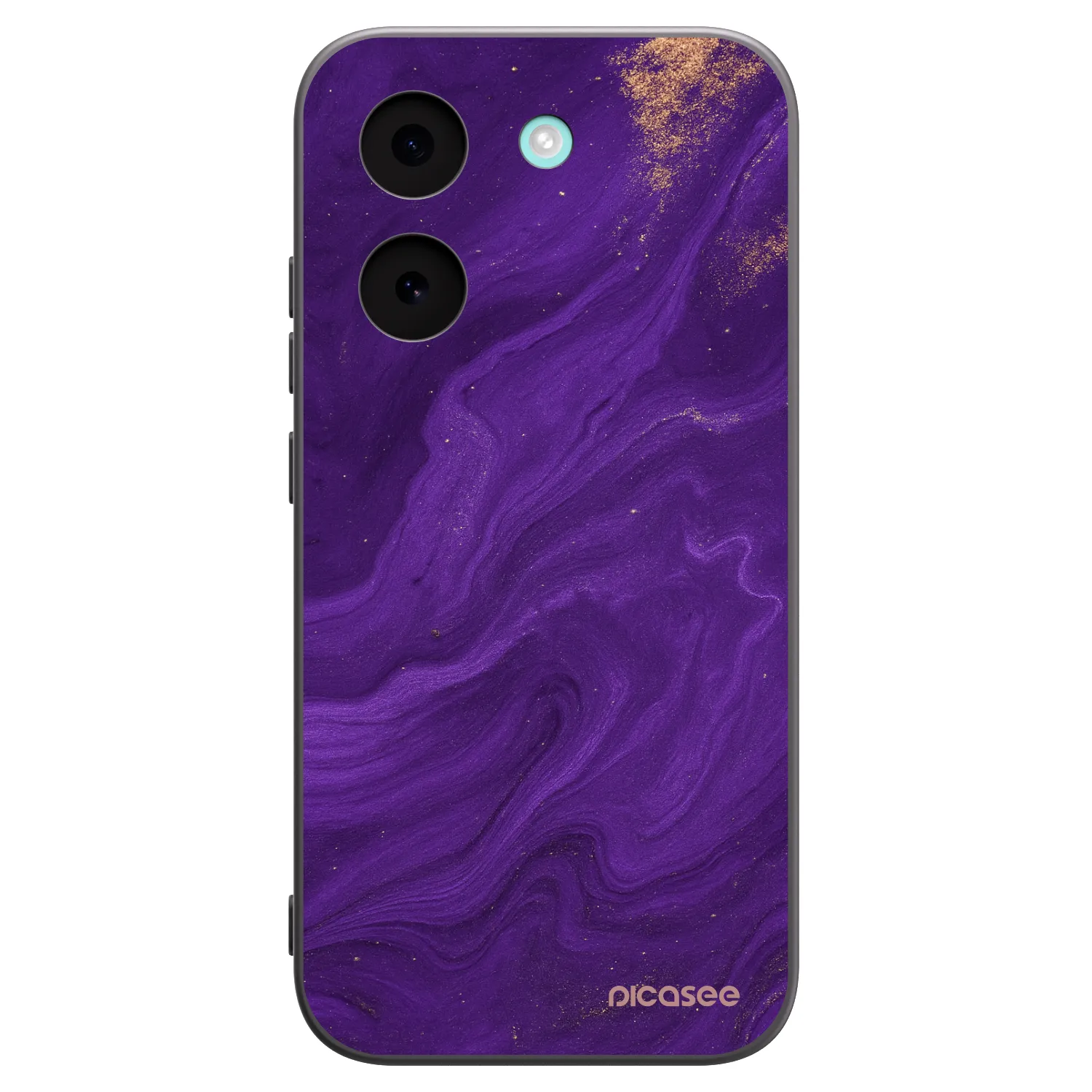 Picasee silikonový černý obal pro Xiaomi Poco X8 Pro - Fialová