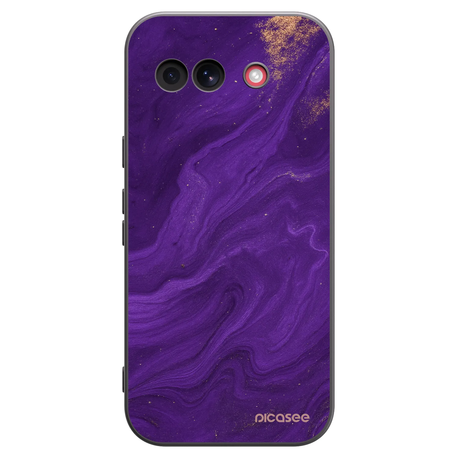 Picasee silikonový černý obal pro Google Pixel 10a - Fialová