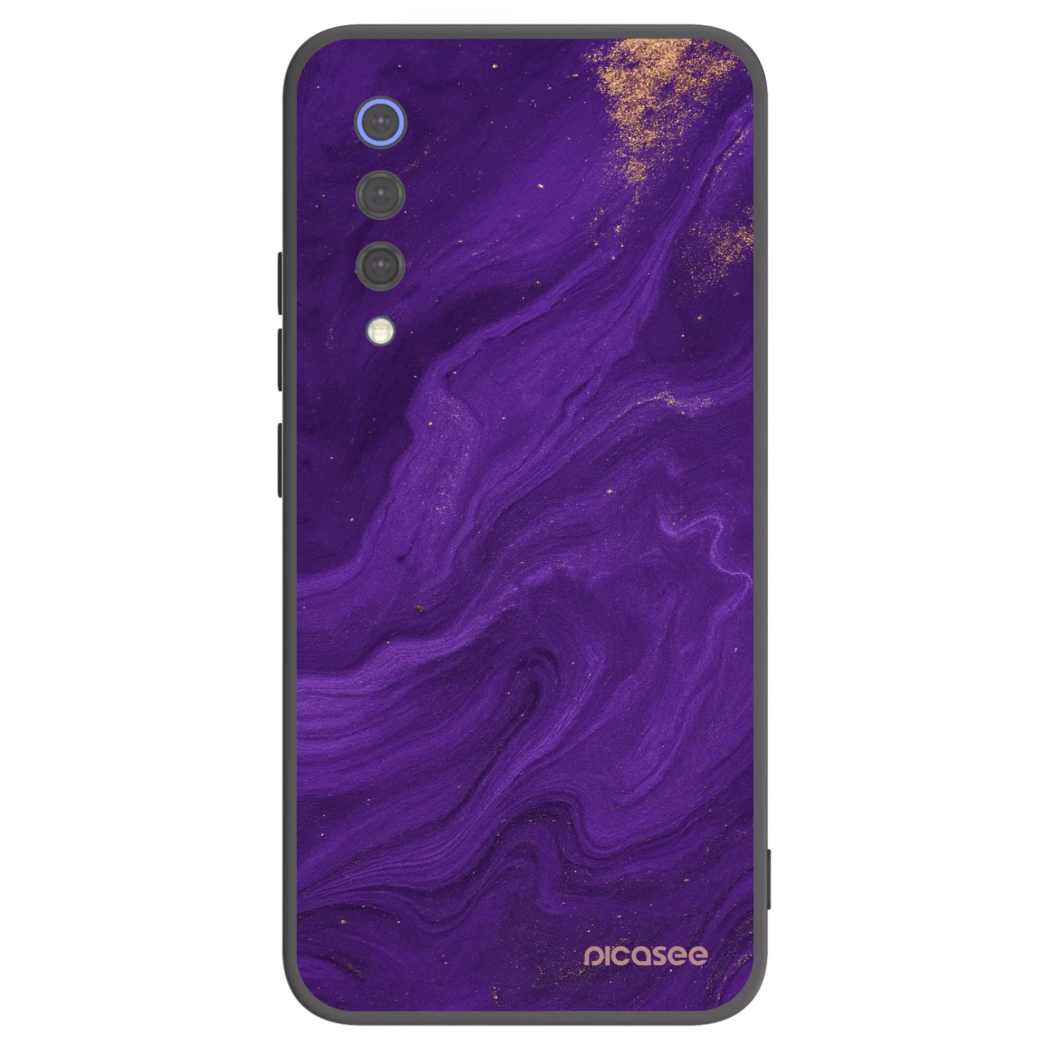 Picasee silikonový černý obal pro Xiaomi Mi 9 SE - Fialová