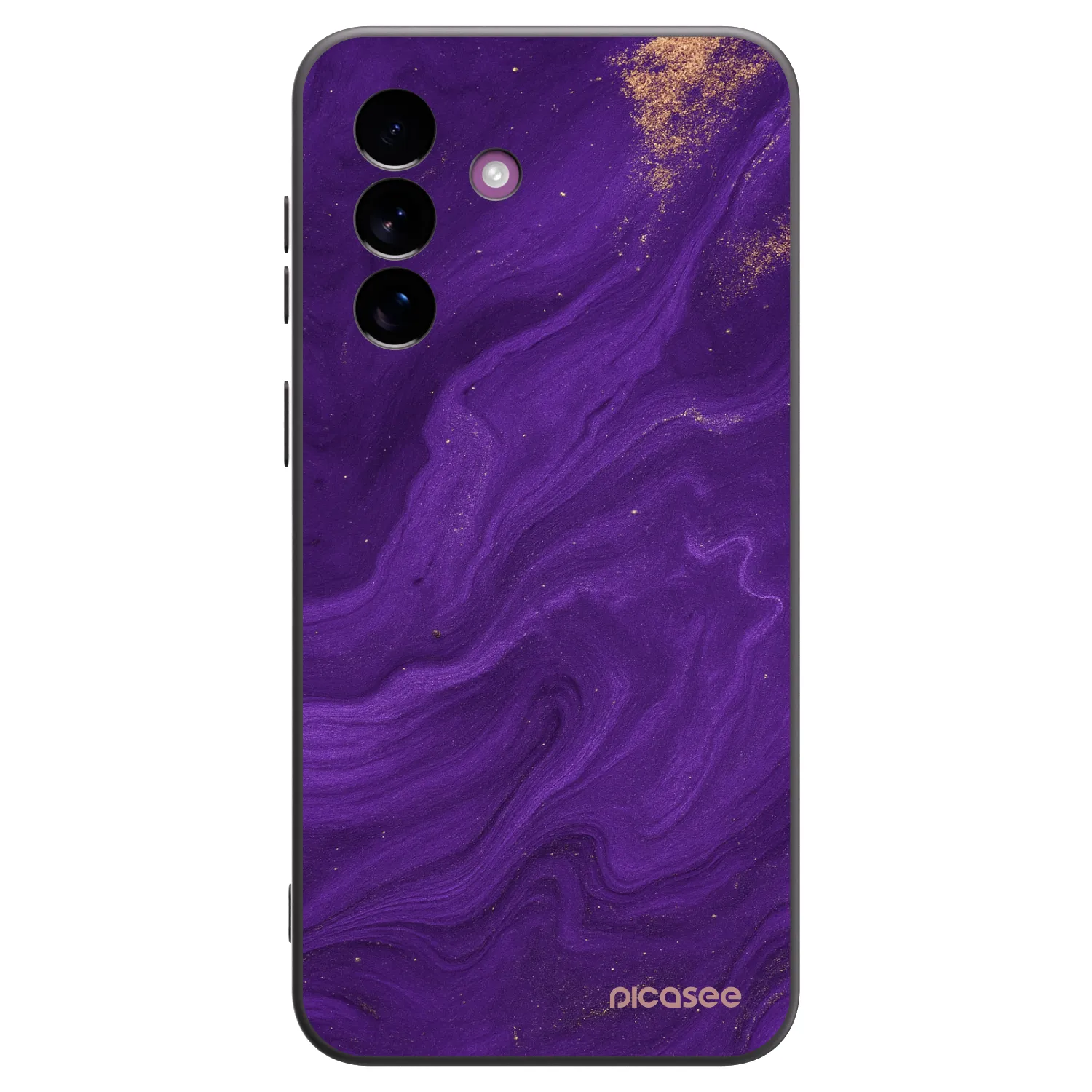 Picasee silikonový černý obal pro Samsung Galaxy A37 - Fialová