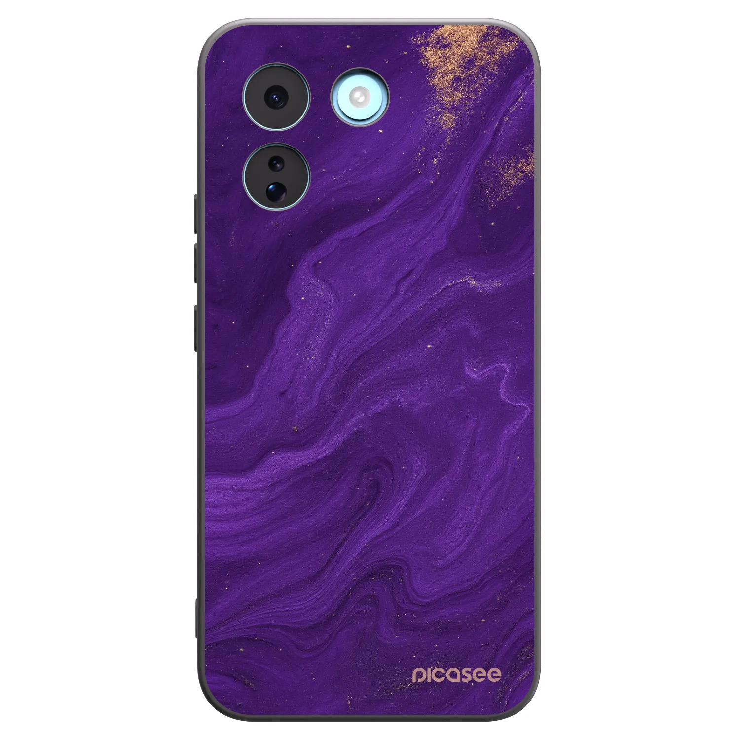 Picasee silikonový černý obal pro Xiaomi Redmi Note 17 Pro MAX 5G - Fialová