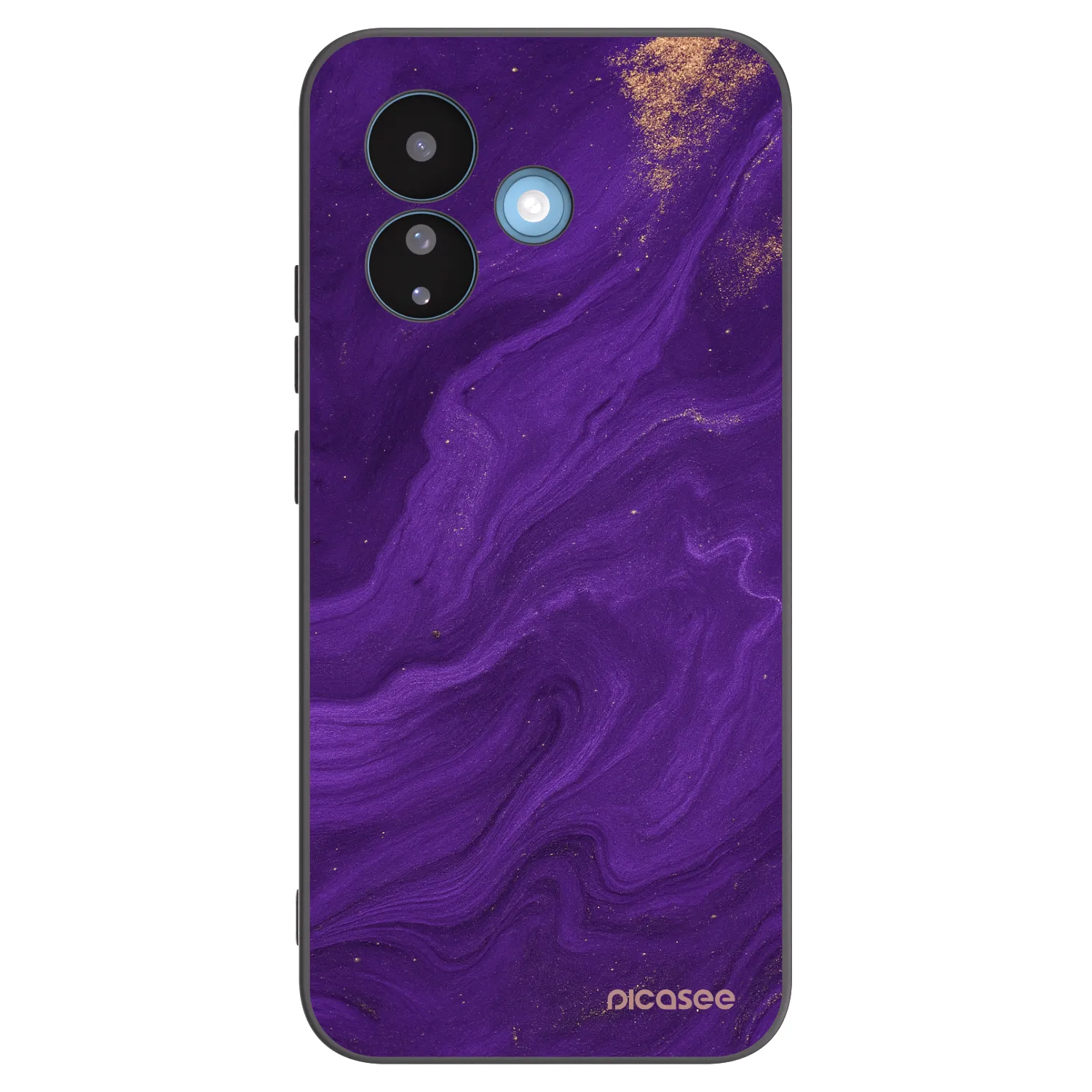 Picasee silikonový černý obal pro Xiaomi Redmi Note 17 Pro 5G - Fialová
