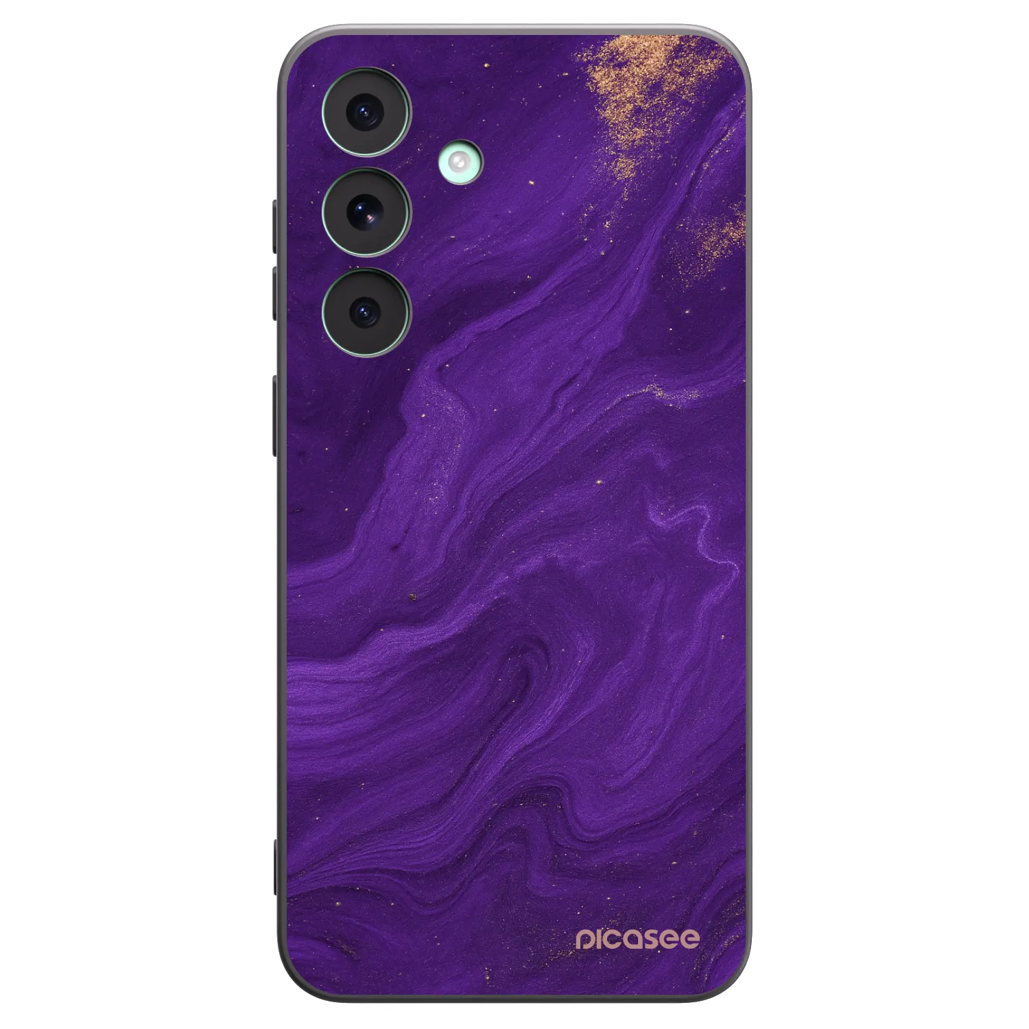 Picasee silikonový černý obal pro Samsung Galaxy S26 FE - Fialová