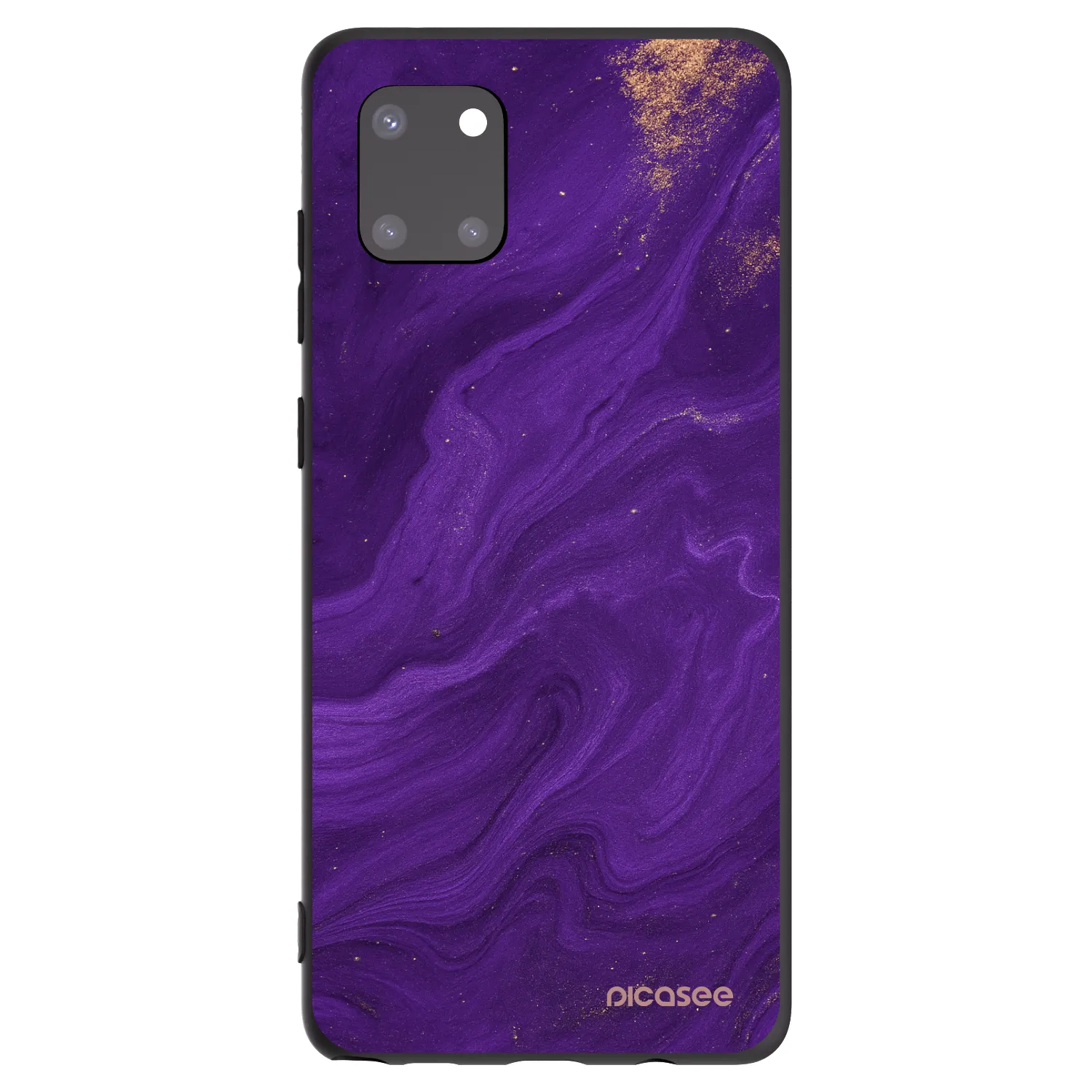 Picasee silikonový černý obal pro Samsung Galaxy Note 10 Lite N770F - Fialová