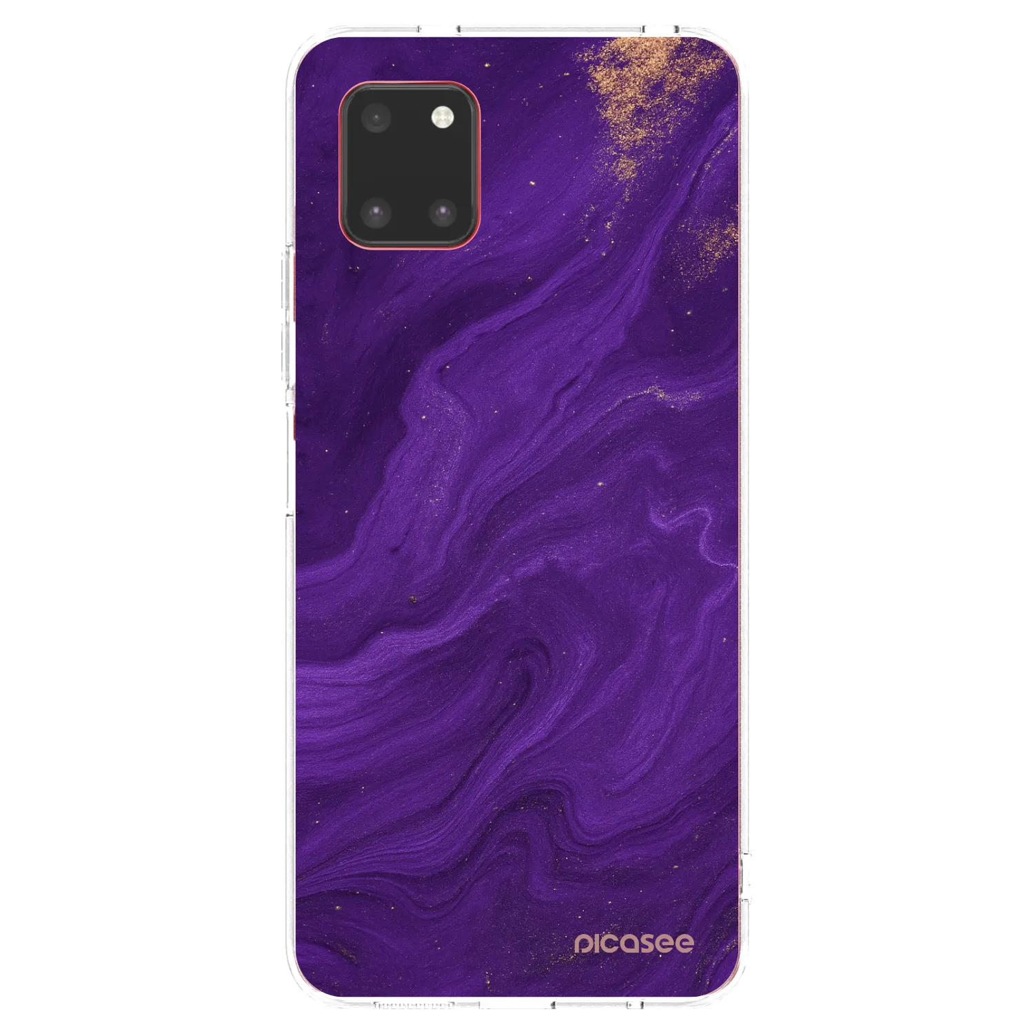 Picasee silikonový průhledný obal pro Samsung Galaxy Note 10 Lite N770F - Fialová
