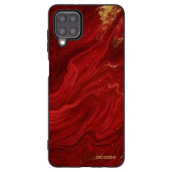 Picasee silikonový černý obal pro Samsung Galaxy A12 A125F - Červená