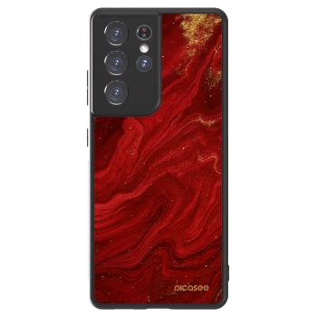 Picasee ULTIMATE CASE pro Samsung Galaxy S21 Ultra 5G G998B - Červená