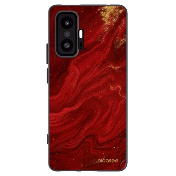 Picasee silikonový černý obal pro Xiaomi 11T - Červená