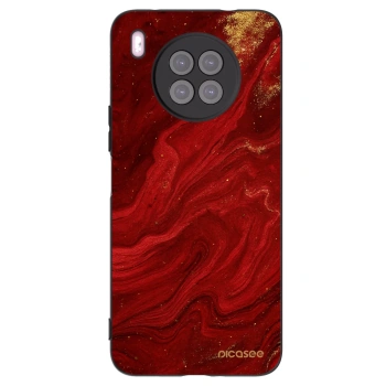 Picasee silikonový černý obal pro Huawei Nova 8i - Červená