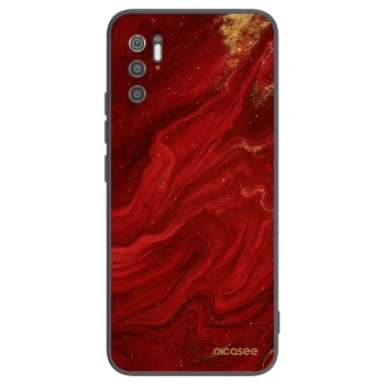Picasee silikonový černý obal pro Xiaomi Poco M3 Pro 5G - Červená