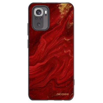 Picasee silikonový černý obal pro Xiaomi Redmi Note 11S 4G - Červená