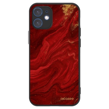 Picasee ULTIMATE CASE MagSafe pro Apple iPhone 12 mini - Červená