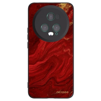 Picasee silikonový černý obal pro Honor Magic5 Pro - Červená