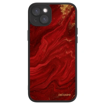Picasee ULTIMATE CASE MagSafe pro Apple iPhone 15 Plus - Červená