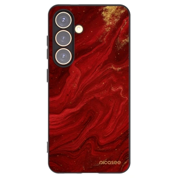 Picasee silikonový černý obal pro Samsung Galaxy S24 S921B 5G - Červená