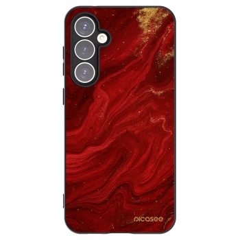Picasee silikonový černý obal pro Samsung Galaxy S23 FE S711B - Červená