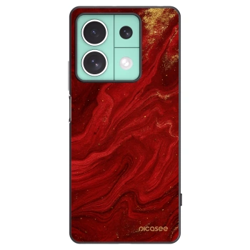 Picasee silikonový černý obal pro Xiaomi Redmi Note 13 5G - Červená