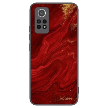 Picasee silikonový černý obal pro Xiaomi Redmi Note 12 Pro 4G - Červená