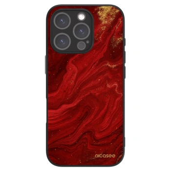 Picasee ULTIMATE CASE MagSafe pro Apple iPhone 16 Pro - Červená