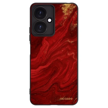 Picasee silikonový černý obal pro Xiaomi Redmi 13C 5G - Červená