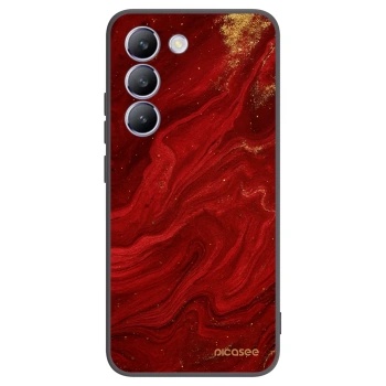 Picasee silikonový černý obal pro Vivo V40 SE 5G - Červená