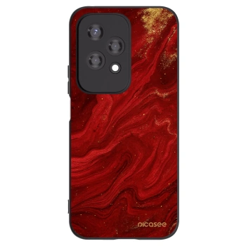 Picasee silikonový černý obal pro Honor 200 Lite - Červená