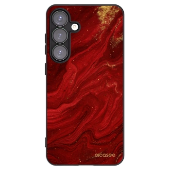 Picasee silikonový černý obal pro Samsung Galaxy S25+ 5G - Červená