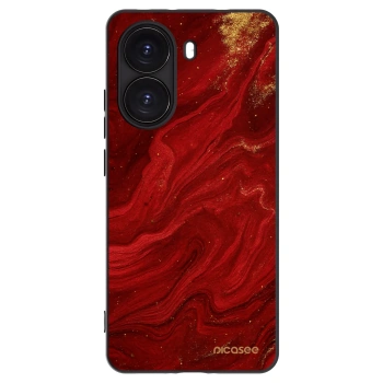 Picasee silikonový černý obal pro Xiaomi Poco X7 Pro 5G - Červená