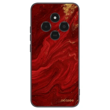 Picasee silikonový černý obal pro Xiaomi Poco C75 - Červená
