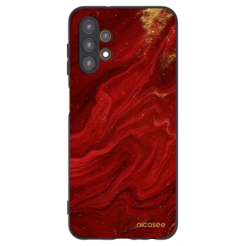 Picasee silikonový černý obal pro Samsung Galaxy A13 5G - Červená