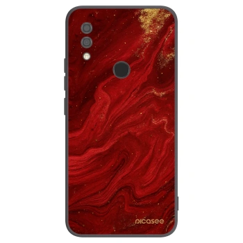 Picasee silikonový černý obal pro Xiaomi Redmi 7 - Červená