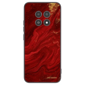 Picasee silikonový černý obal pro Realme 12X - Červená